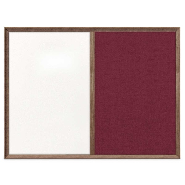 Enclosed Corkboard, 1 Door, 72"x36", 4" Fra, UV3425-BLACK-BUFF